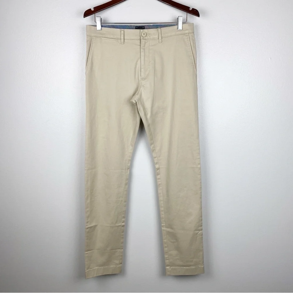 J. Crew Men's 484 Slim Fit Stretch Chino Pants Weathered Chino Size 30x32 NWT